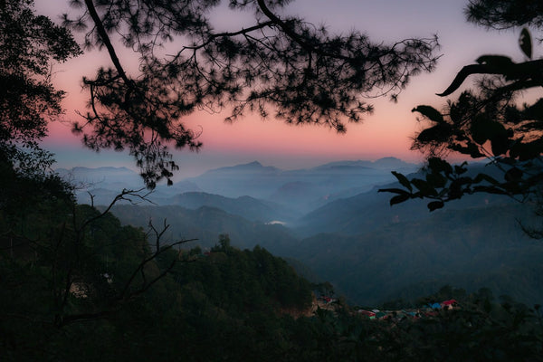 Benguet mountains at dusk — origin of Sitio Belis coffee